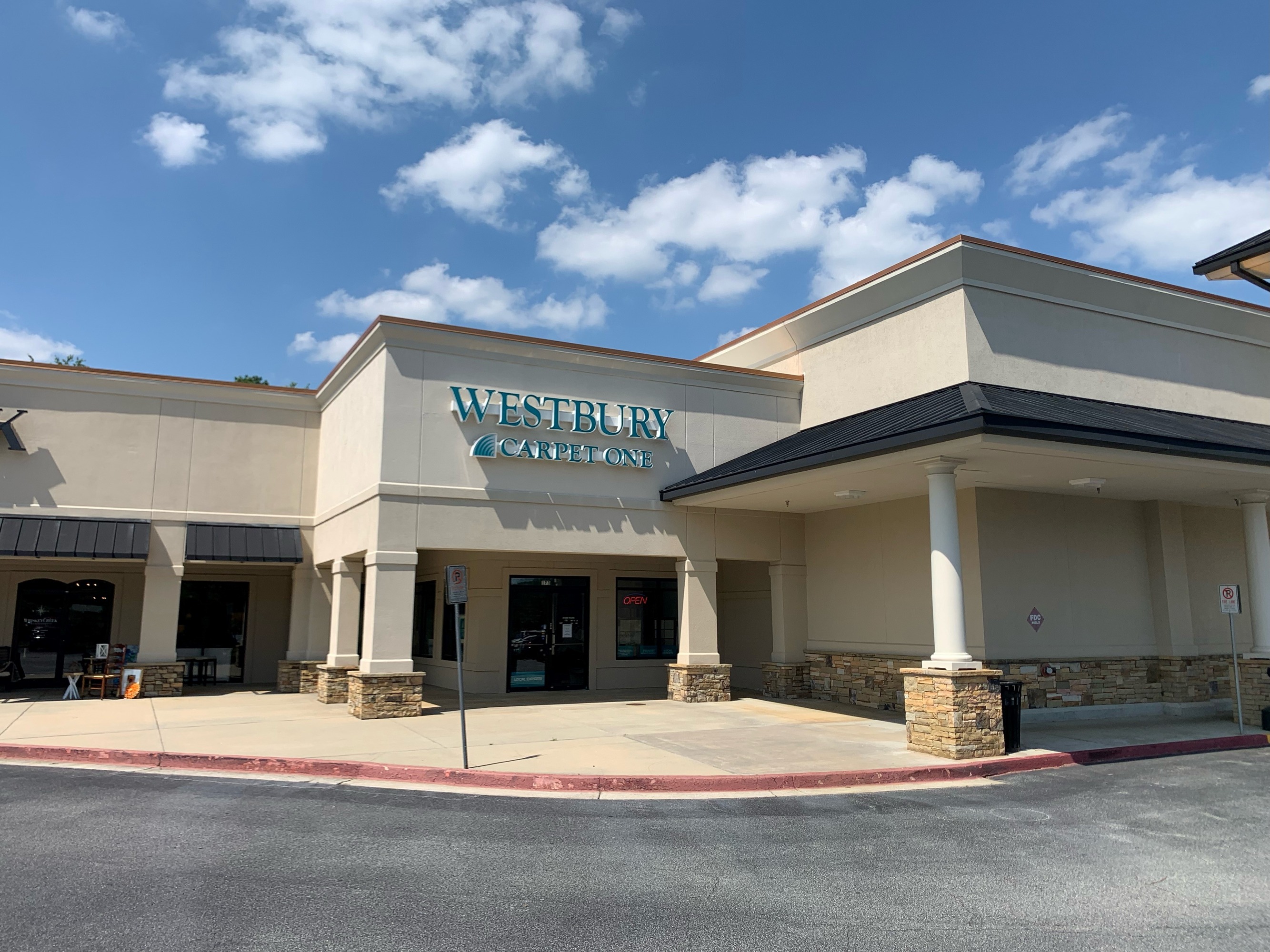 Storefront of Westbury Carpet One 