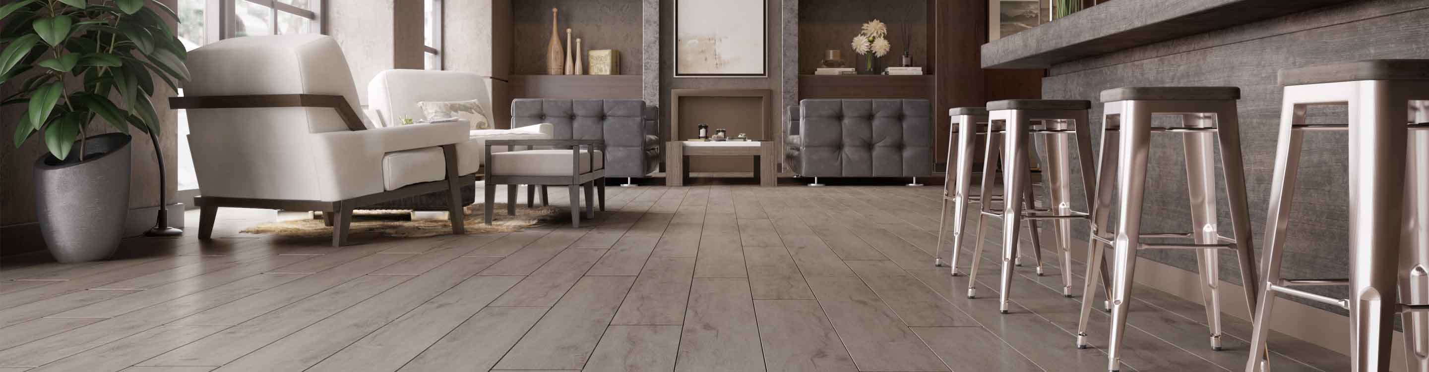 commercial flooring in Roswell hotel lobby